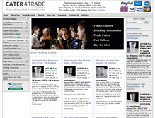 Tablet Screenshot of cater4trade.co.uk